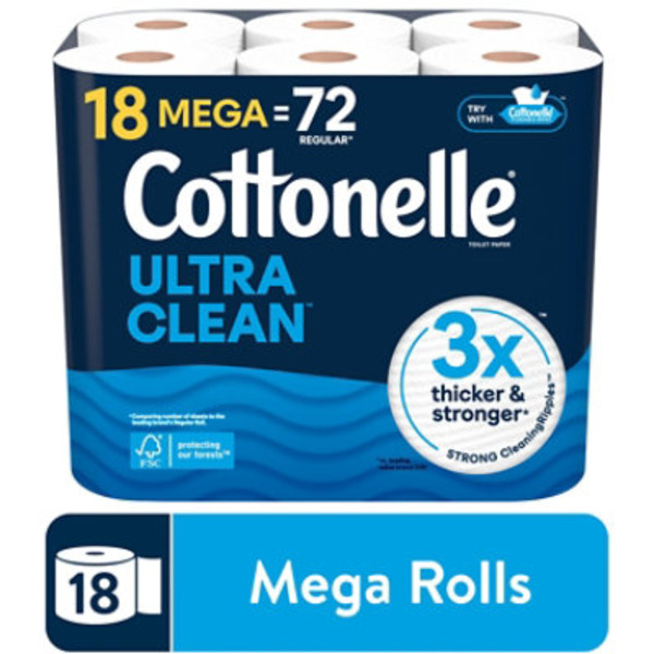 Cottonelle Ultra Clean Strong Toilet Paper