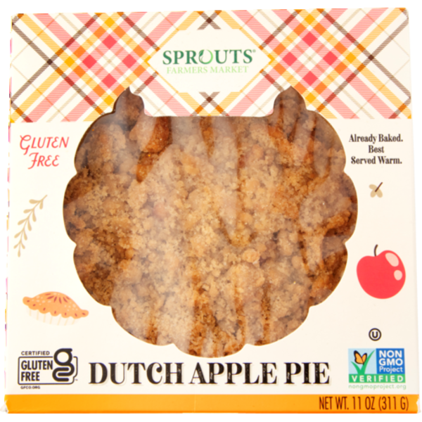 Sprouts Gluten Free Dutch Apple Pie