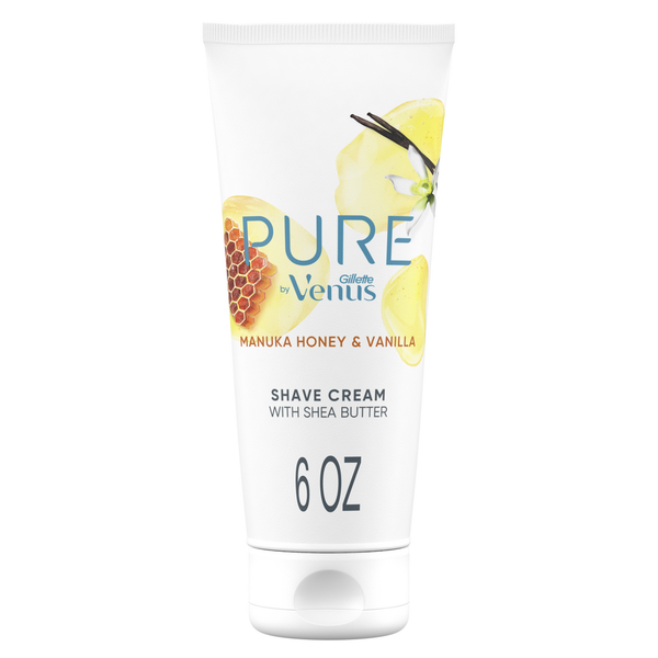Venus PURE by Gillette Shaving Cream Manuka Honey and Vanilla Same