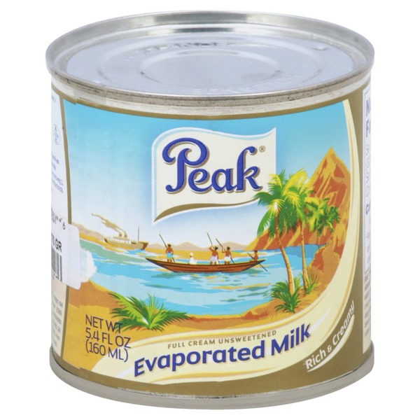 Peak Milk, Evaporated, Full Cream Unsweetened (5.4 oz) Instacart