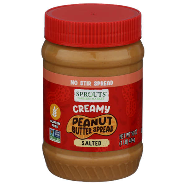 Sprouts Creamy No Stir Peanut Butter