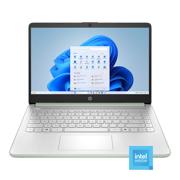 HP 14" Laptop, Intel N150 Processor (2025), 4GB Memory, 128GB UFS - Willow Green
