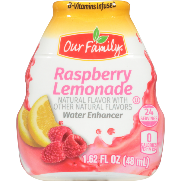 Our Family Raspberry Lemonade Water Enhancer (1.62 fl oz) Instacart