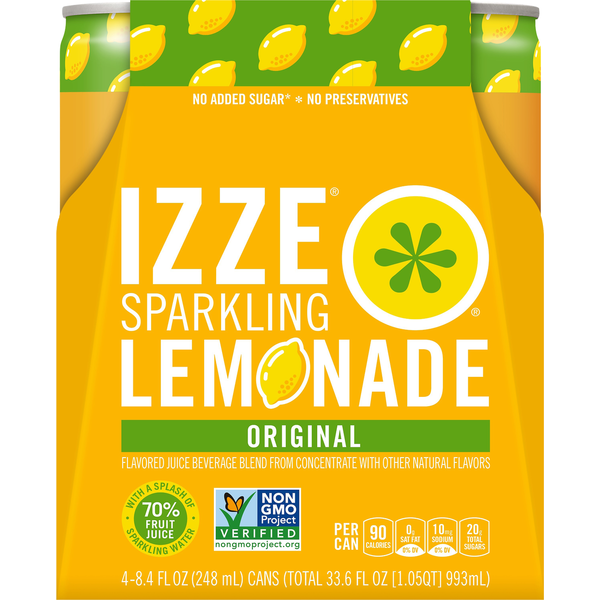 IZZE Sparkling Lemonade, Original Same-Day Delivery or Pickup