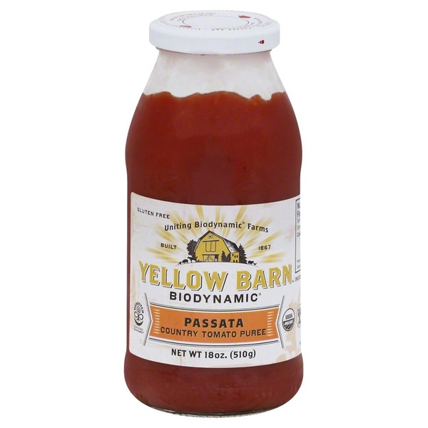 Yellow Barn Tomato Puree, Passata, Jar (18 oz) Instacart