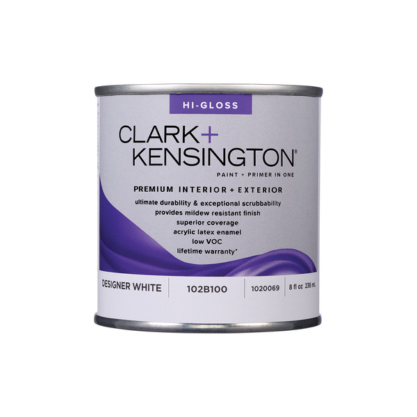 Clark + Kensington HG Paint & Primer in One - Designer White - Half Pint