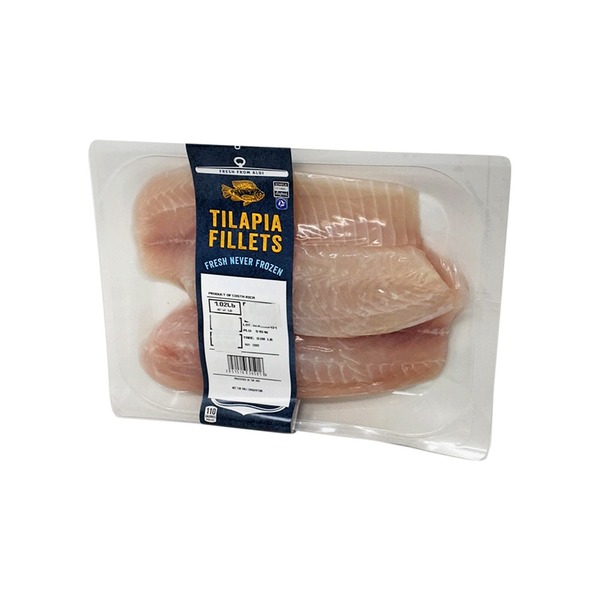 Fresh, Never Frozen Tilapia Fillets (0.75 lb) from ALDI Instacart