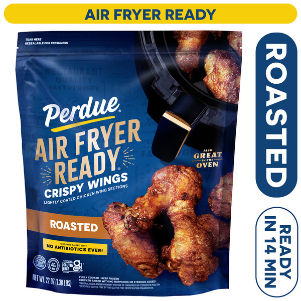 Perdue Air Fryer Ready Roasted Crispy Chicken Wings Sections Same