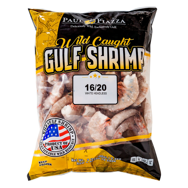 シーフード Paul Piazza Gulf Shrimp, Wild Caught Same-Day Delivery | Super 1 Foods