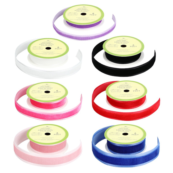 Floral Garden Assorted Satin Edge Velvet Ribbon Same-Day Delivery