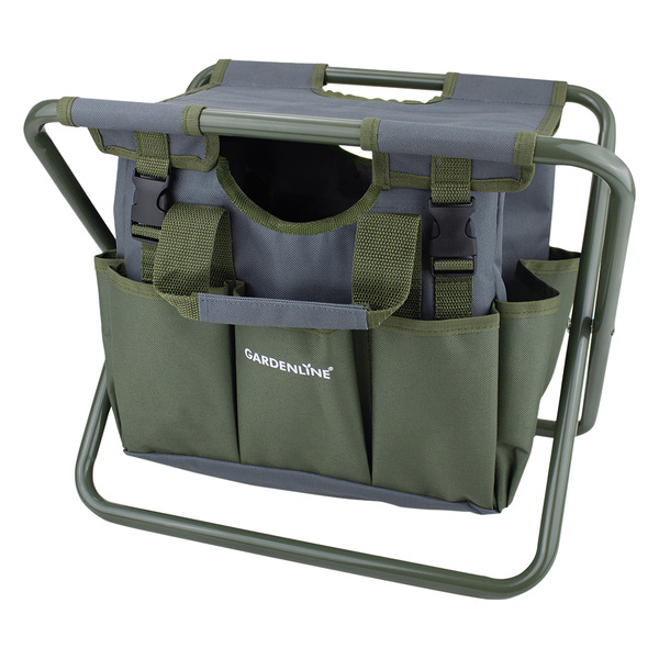 Gardenline Foldable Stool With Bag Same-Day Delivery or