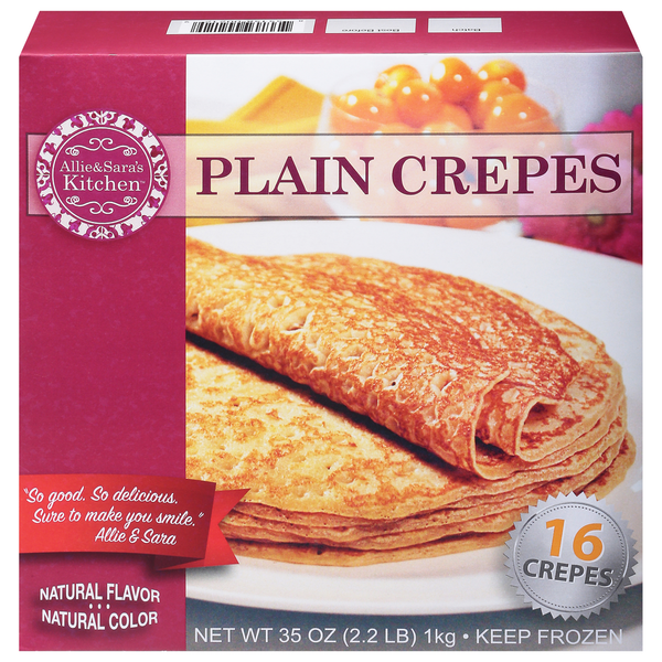 Allie & Sara's Kitchen Crepes, Plain Same-Day Delivery or Pickup