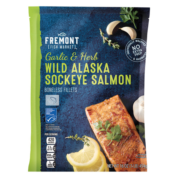 Fremont Fish Market Savory Garlic Salmon Same-Day Delivery or Pickup | ALDI