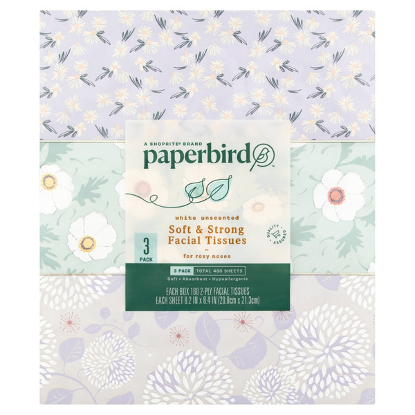 ShopRite Paperbird Facial Tissues SameDay Delivery Instacart