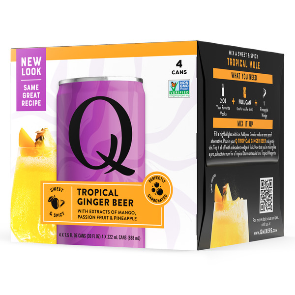 Q Mixers Tropical Ginger Beer, Premium Mixer Same-Day Delivery