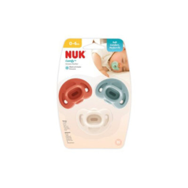 NUK Pacifier, Silicone, 0-6 Month