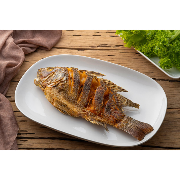 Frozen Whole Round Tilapia, Gutted & Scaled, 550-750 grams - 10 lbs