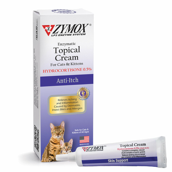 Zymox Topical Cream, for Cats & Kittens, Enzymatic, Anti-Itch