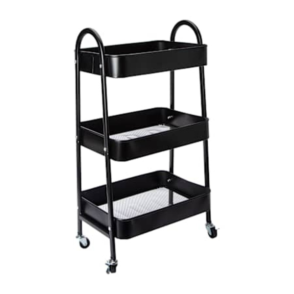 Room 2 Room 3-Tier Metal Rolling Cart