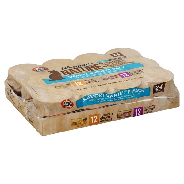Wegmans Nature Natural Cat Food, Savory Variety Pack, FAMILY PACK (5.5