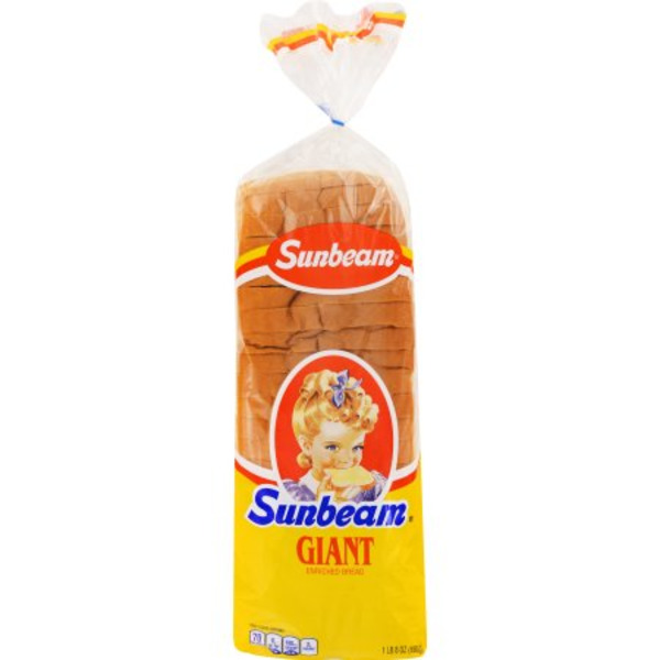 Sunbeam - Giant White Bread - 24 oz Loaf