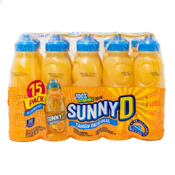Sunny D - Tangy Original - 11.3oz/15ct Delivery or Pickup