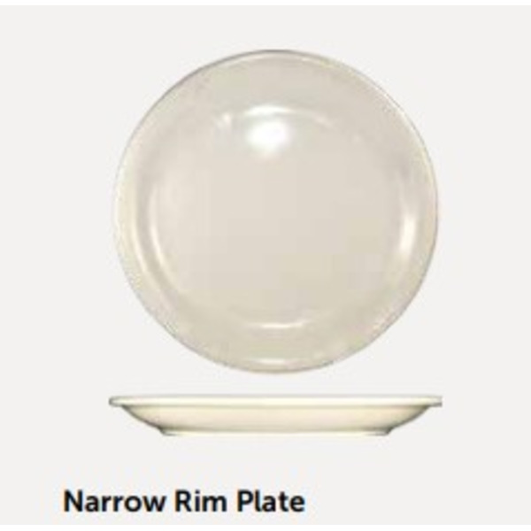 Tableware - 5.5" Narrow Rim Plate, 1 Dz