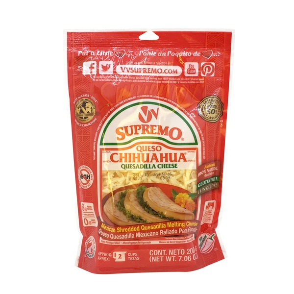 V&V Supremo Queso Chihuahua Quesadilla Cheese Shredded from Key Food