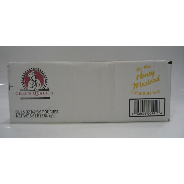 Chef's Quality - Fat Free Honey Mustard Dressing - 60/1.5 oz Packet