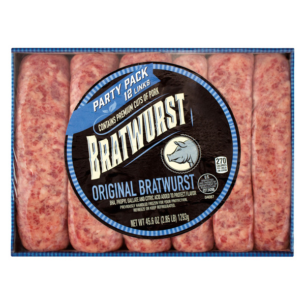Original Bratwurst Party Pack, 12 Links