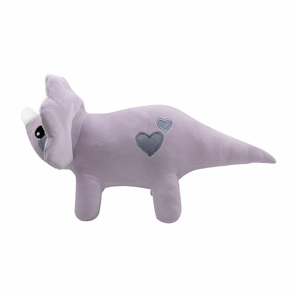 The Big One ® Purple Dinosaur Plushable Pillow, White