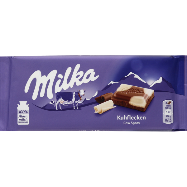 Milka Milk and White Chocolate Confection, Cow Spots Same-Day