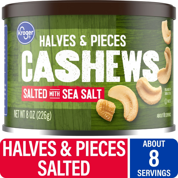 Kroger Kroger Salted Cashews Same-Day Delivery or Pickup | Instacart