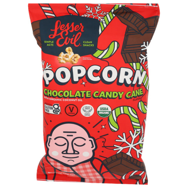 thumbnail image 2 of LESSEREVIL Organic Watermelon Hibiscus Popcorn - 4.6 OZ Healthy Snack 2 of 14
