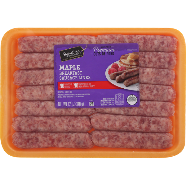Signature SELECT Breakfast Sausage, Maple, Links