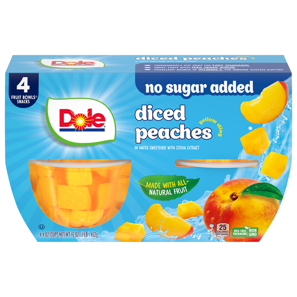 Dole Peaches, Diced