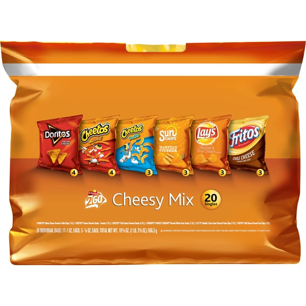 Frito Lay's Fritolay Cheesy Mix Variety Pack (0.981 oz) Instacart