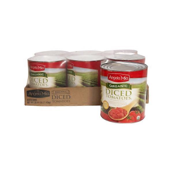 Angela Mia Organic Diced Tomatoes Tomato Juice From Concentrate (102.5
