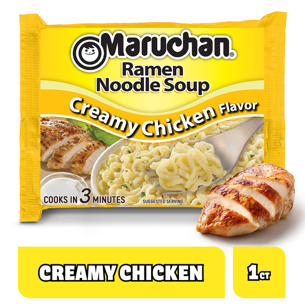 Maruchan Ramen Noodle Soup, Creamy Chicken
