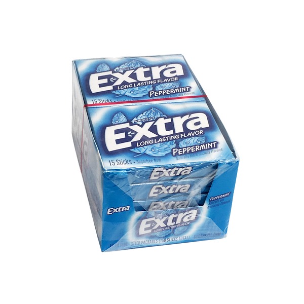 Extra Long Lasting Peppermint Flavor Sugar Free Gum from Costco Instacart