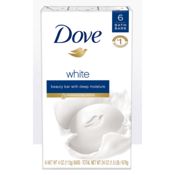 Dove - White Bar Soap - 3.75 Oz