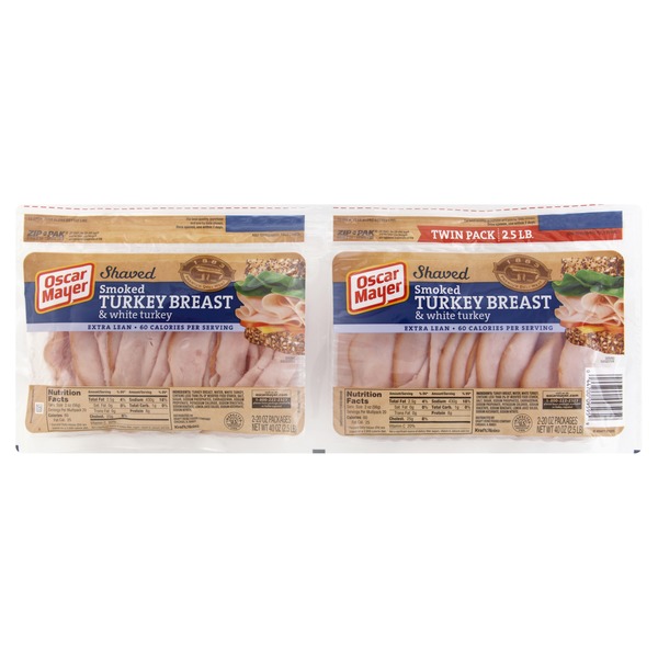 Oscar Mayer Smoked Turkey Breast and White Meat (40 oz) Instacart