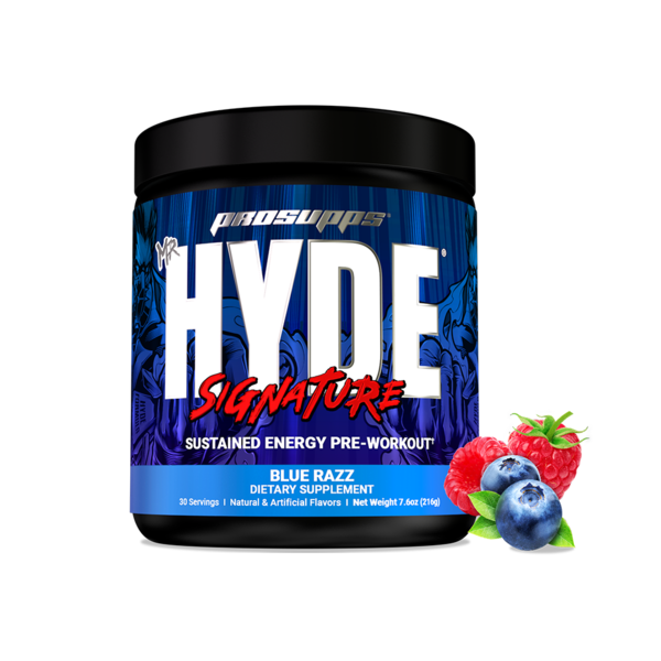 ProSupps Mr. Hyde Signature Pre Workout, Blue Razz, 30 servings