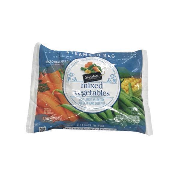 Signature Select Mixed Vegetables Diced Carrots, Yellow Corn, Cut Green