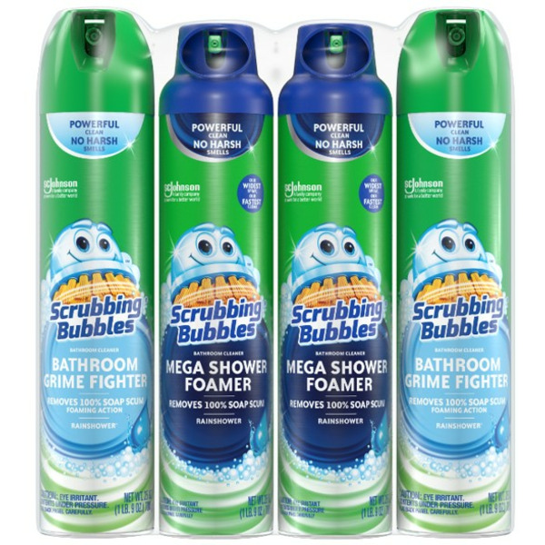 Costco Scrubbing Bubbles Bathroom Disinfectant Aerosol, Rainshower