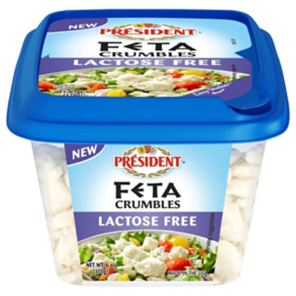 Président Lactose Free Feta Crumbles