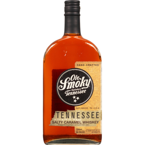 Ole Smoky Salty Caramel Flavored Whiskey Mountain Made 60