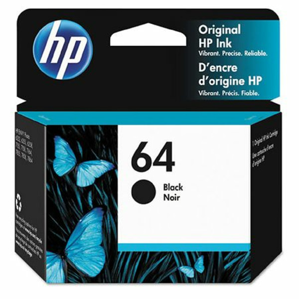 HP 64 Black Ink Cartridge - 1 each