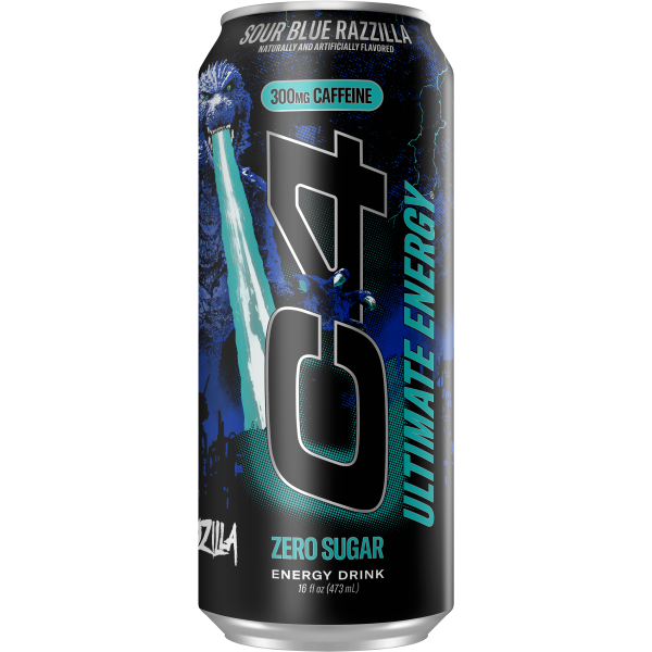 C4 世界1000枚限定 brainsick unreleased C4 Energy C4 Ultimate Energy, Carbonated Sour Blue Razilla Same