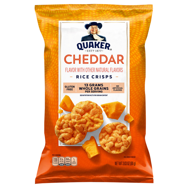 Quaker Rice Crisps, Cheddar Cheese